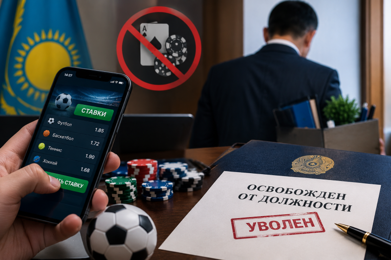 Құмар ойын ойнаған шенеуніктер қызметінен босатылды