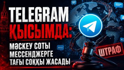 «TELEGRAM ҚЫСЫМДА: Мәскеу соты мессенджерге тағы соққы жасады»