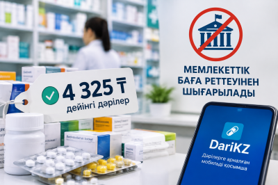 4 325 теңгеден арзан дәрілер мемлекеттік баға реттеуінен шығарылады
